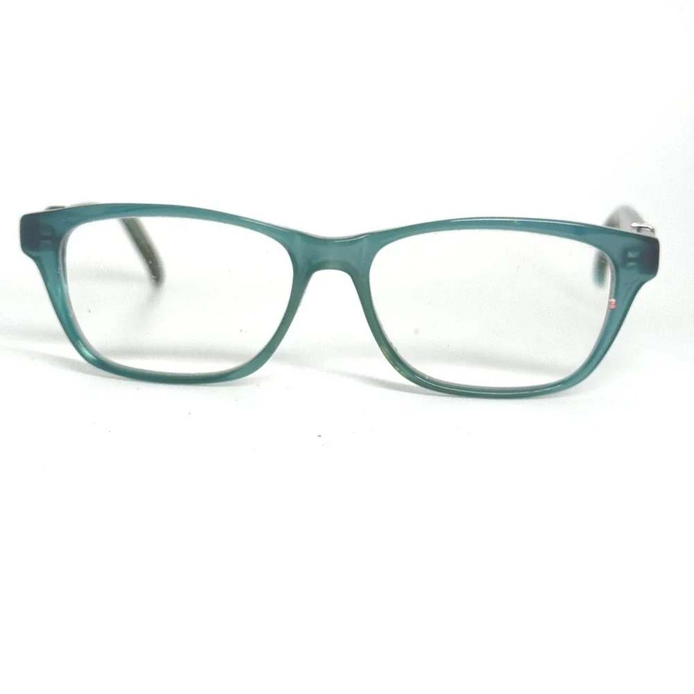 Robert Marc Eyeglasses Teal Tortoise Shell Rectangular Optical Frames 21894
